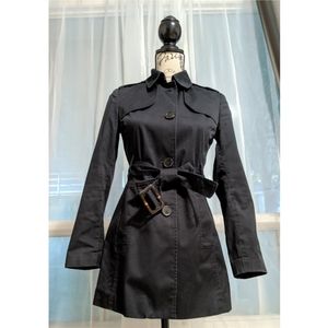 Banana Republic Petite Short Cotton Trench Coat